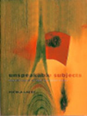 cover image of Unspeakable Subjects